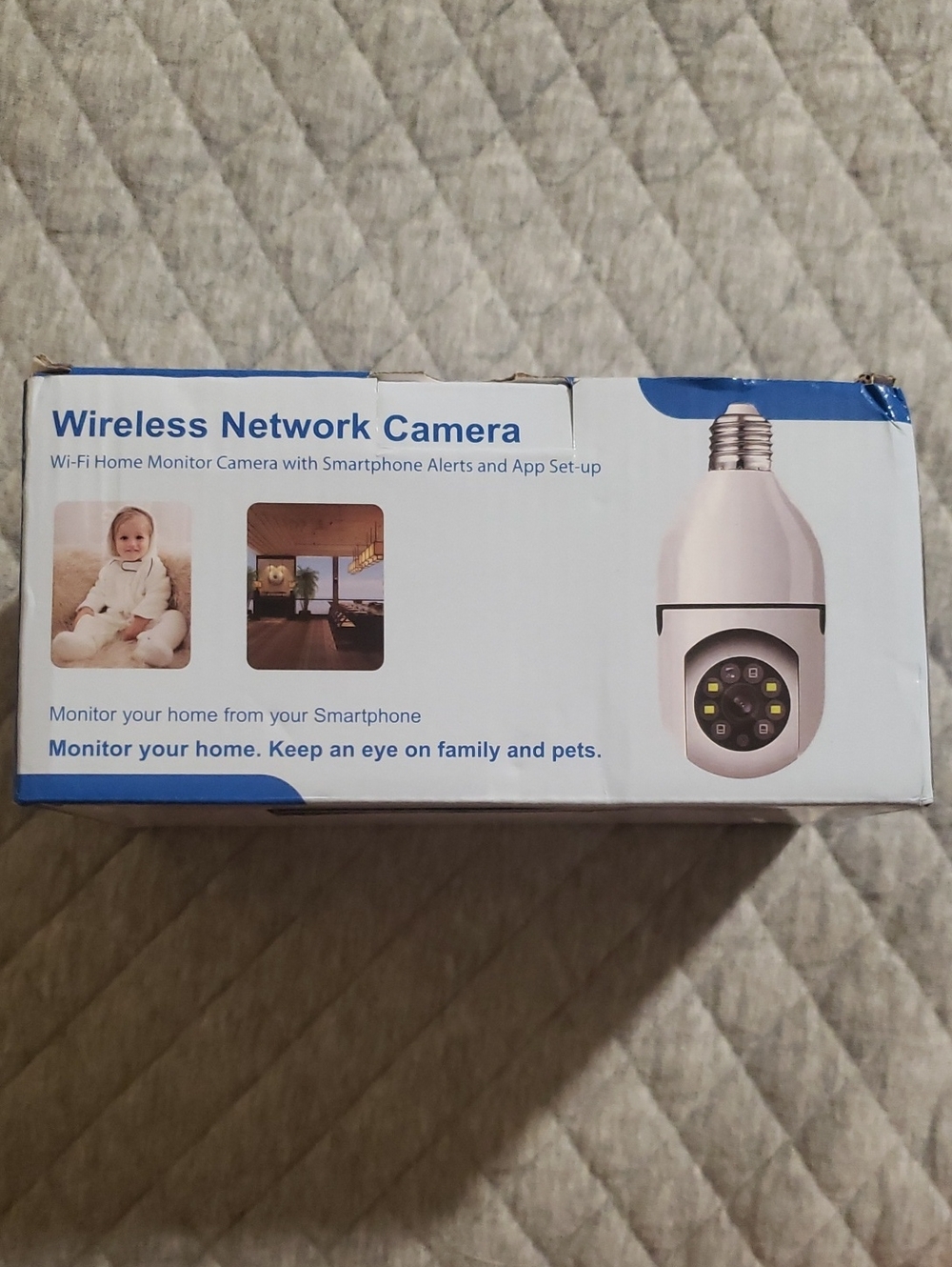 Wireless Network Camera Bulb Style - White